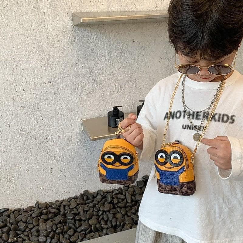 Túi đeo chéo minion giỏ xách nữ mini cute dễ thương