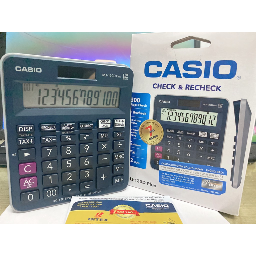 Máy tính để bàn casio mj-120d plus