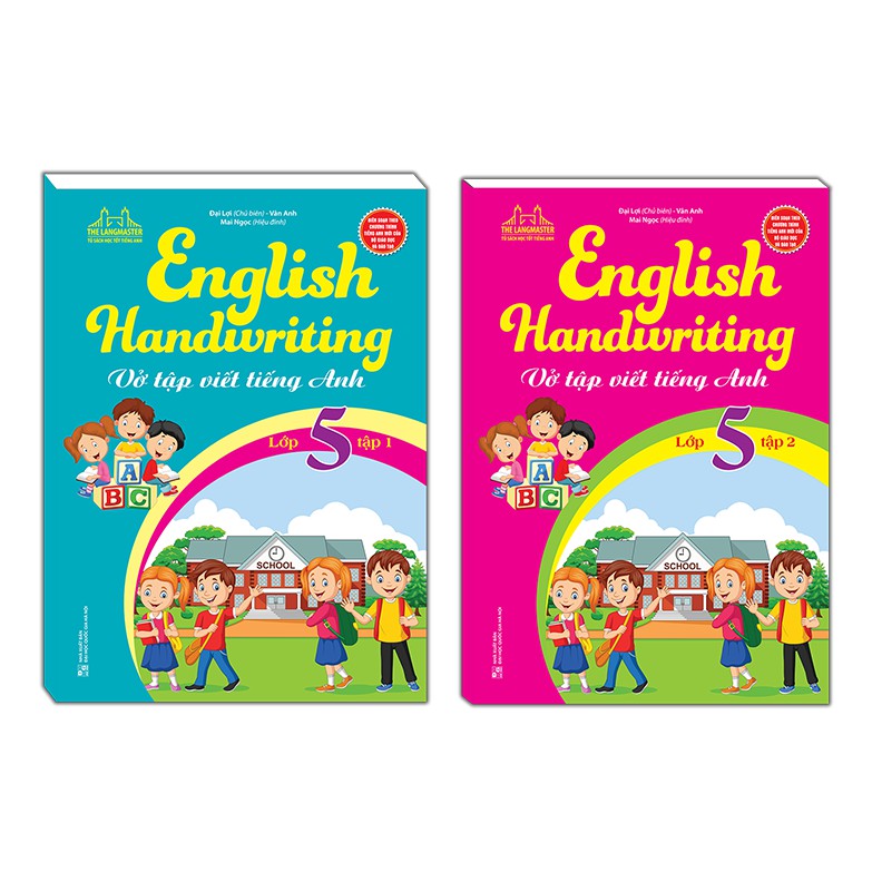 Sách - Combo vở tập viết tiếng anh lớp 5