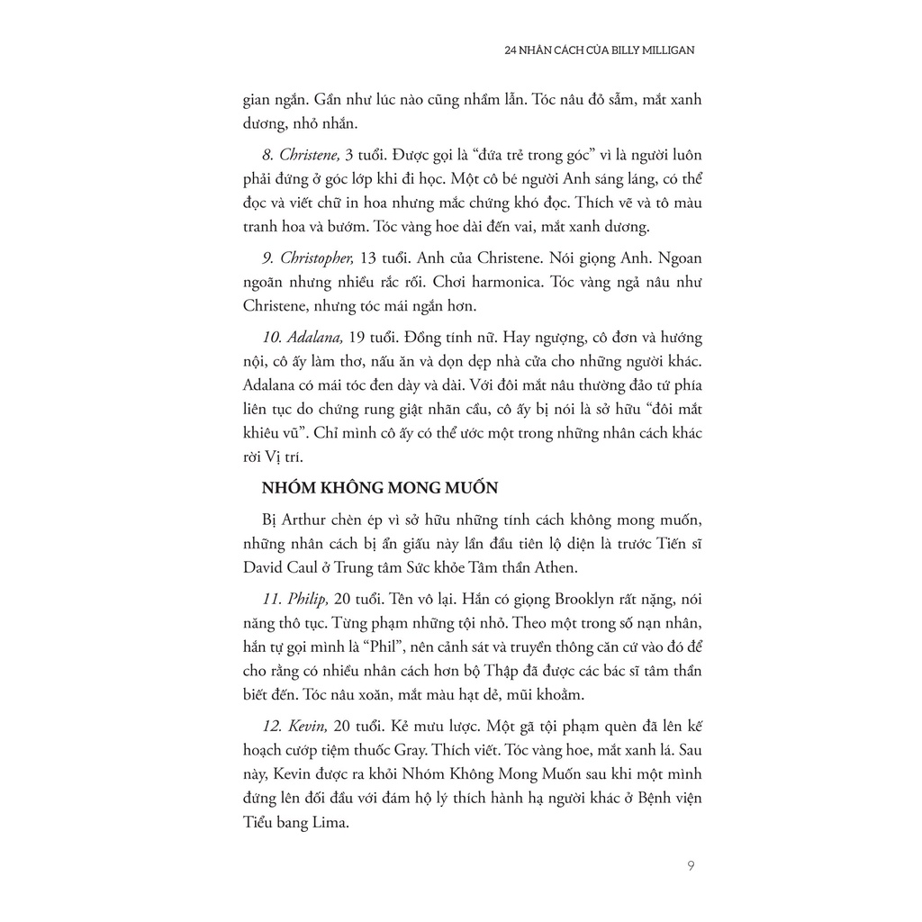 Sách - 24 Nhân Cách Của Billy Milligan - Daniel Keyes