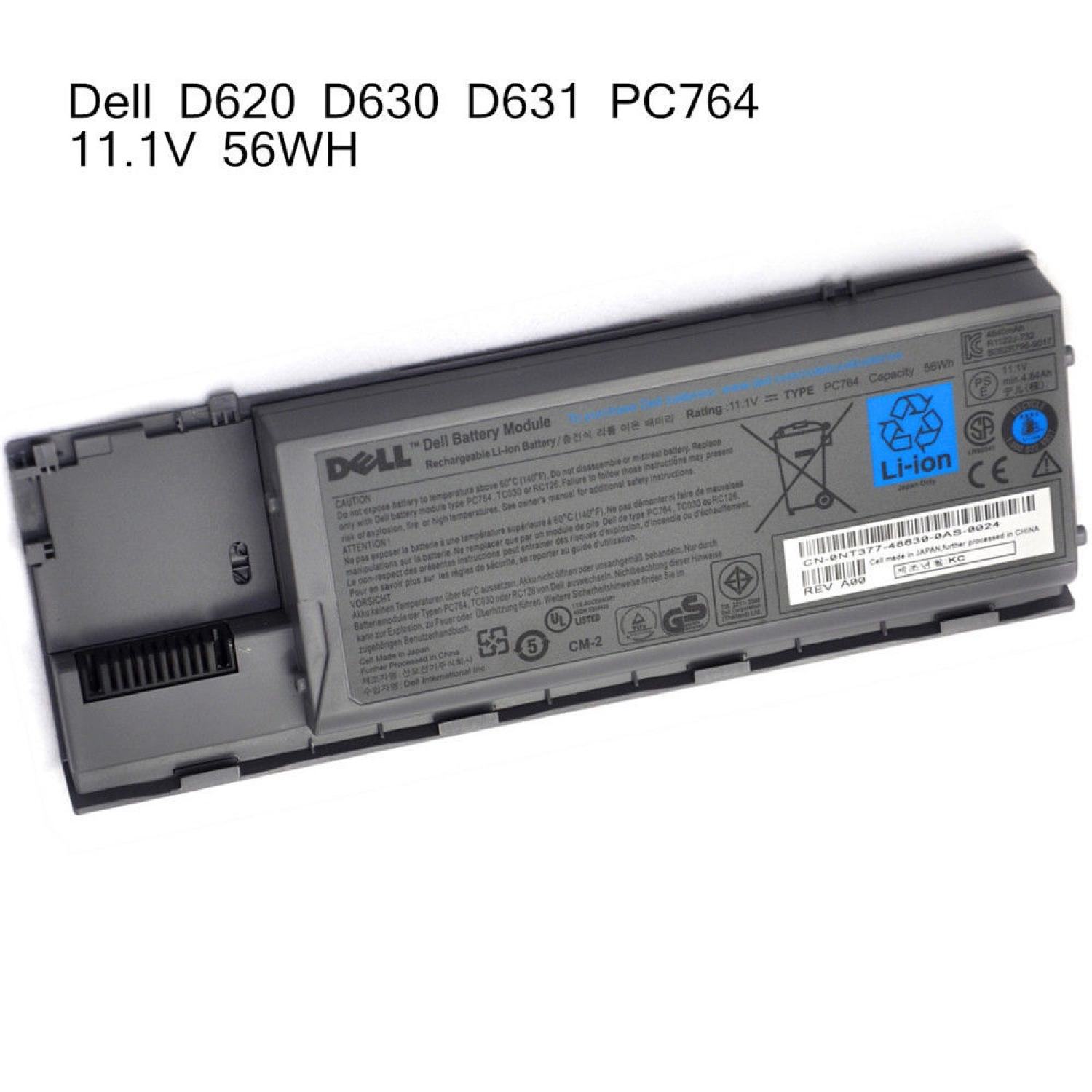 Pin laptop dell latitude d620 d630 d631 d640 pc764