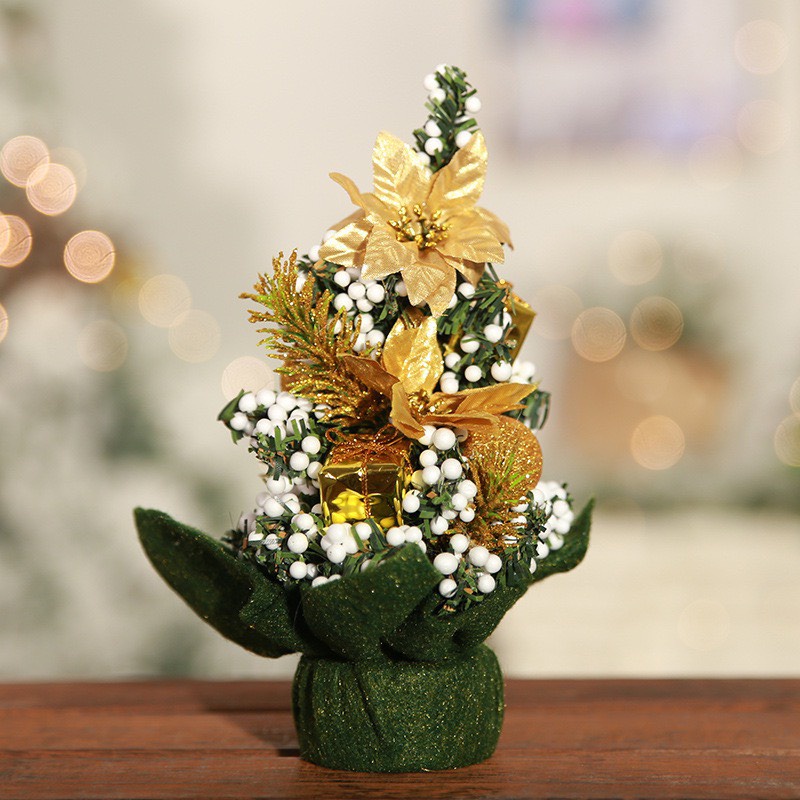 Cây thông noel nhí cao 20cm để bàn Mini