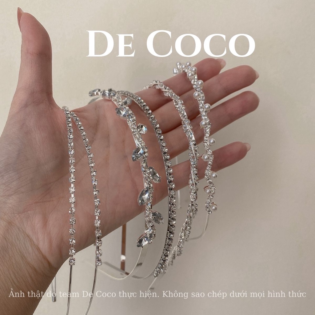 Bờm đính đá, băng đô đá lấp lánh Sparkle De Coco