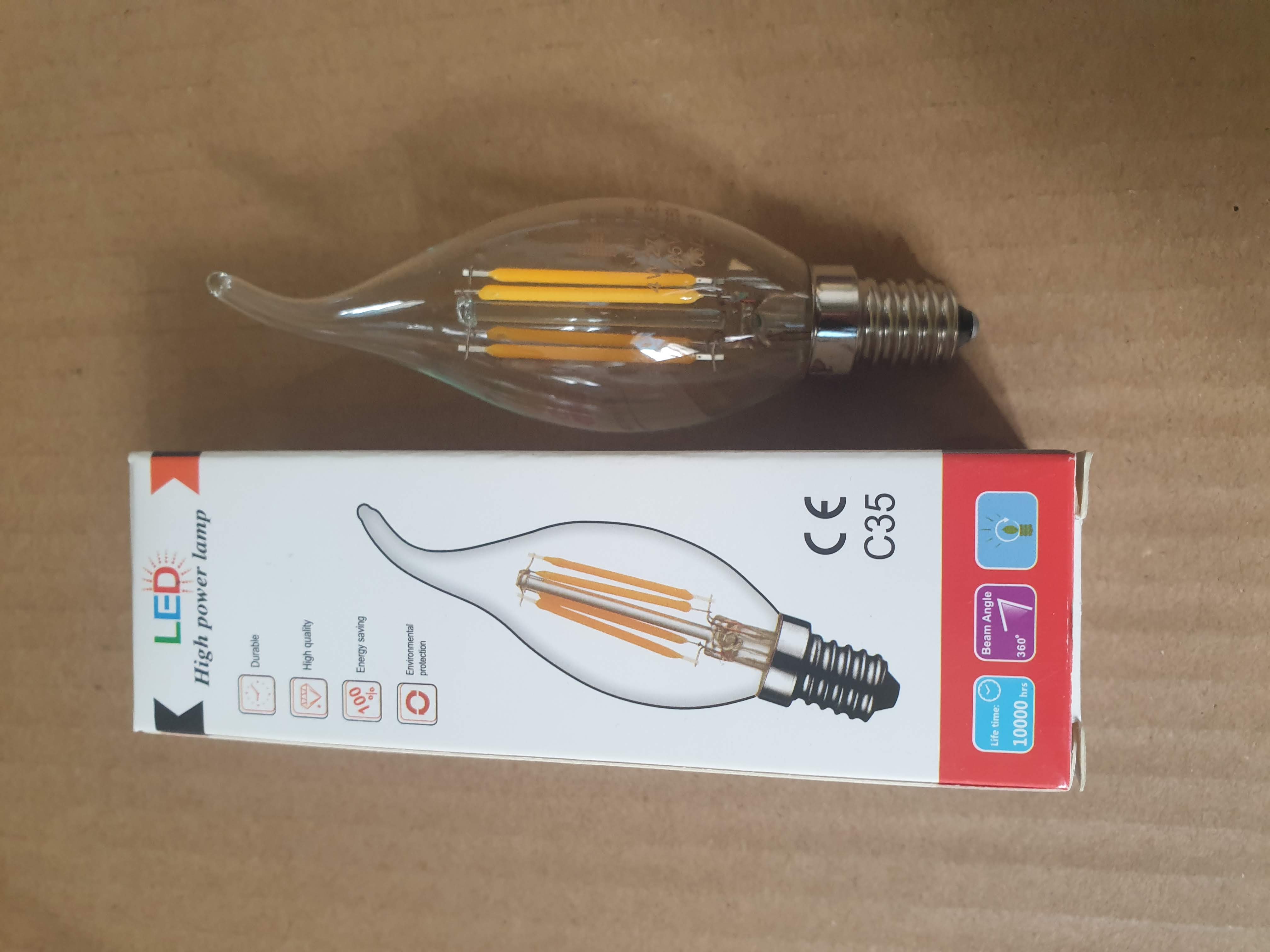[COMBO 2 ] Bóng Led Edison Nhiều Loại đuôi E27, 4w ánh sáng Vàng