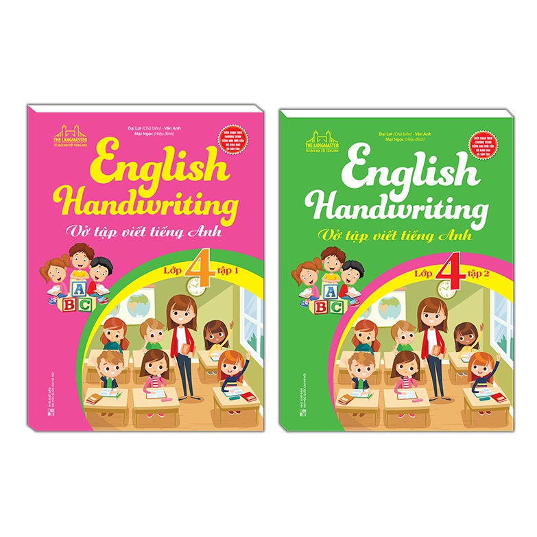 Sách - Combo 2c Vở tập viết tiếng anh lớp 4