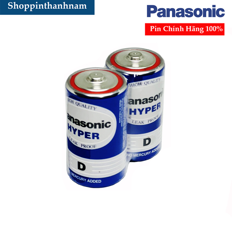 Pin Đại Panasonic Size D Hyper R20UT Vỉ 2 Viên Chính Hãng