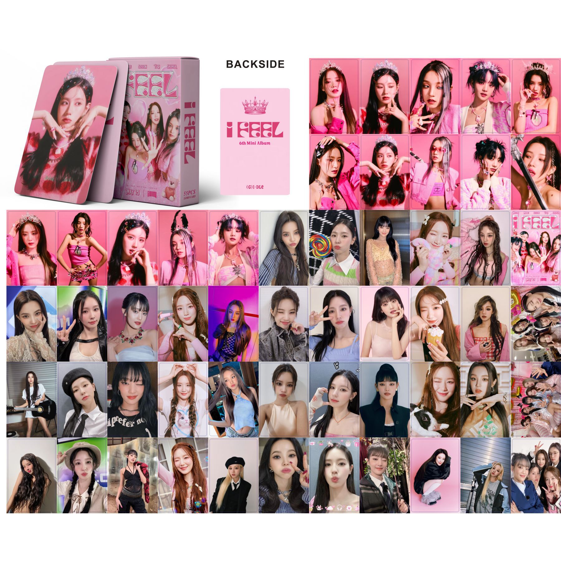 Tổng hợp set 55 lomo card (G)-IDLE