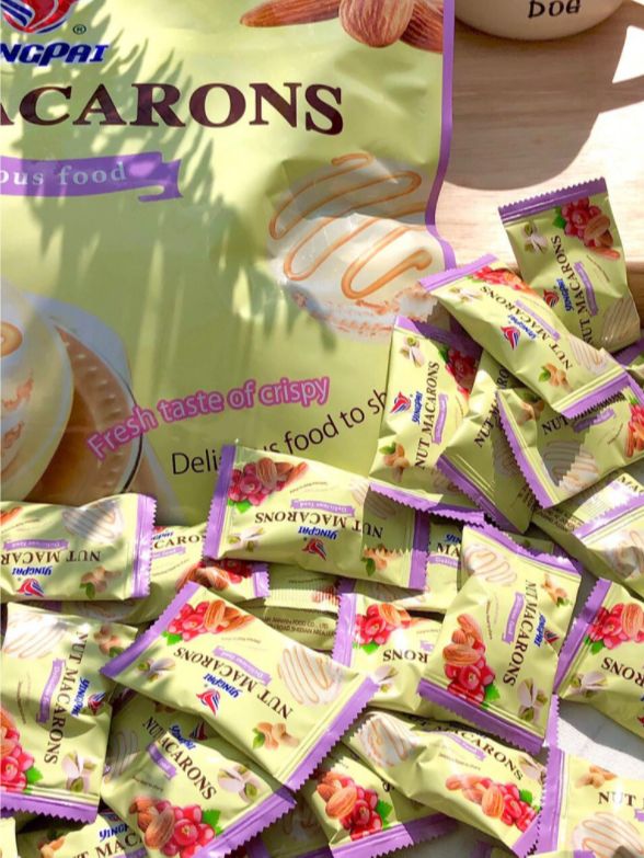 BÁNH HẠT NGŨ CỐC NUT  MACARONS