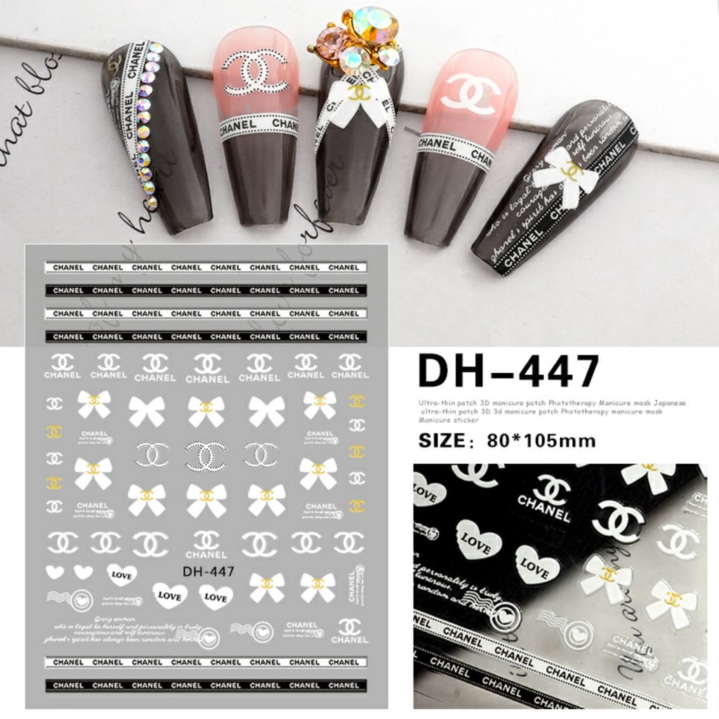Sticker dán móng thương hiệu nhiều mẫu mới