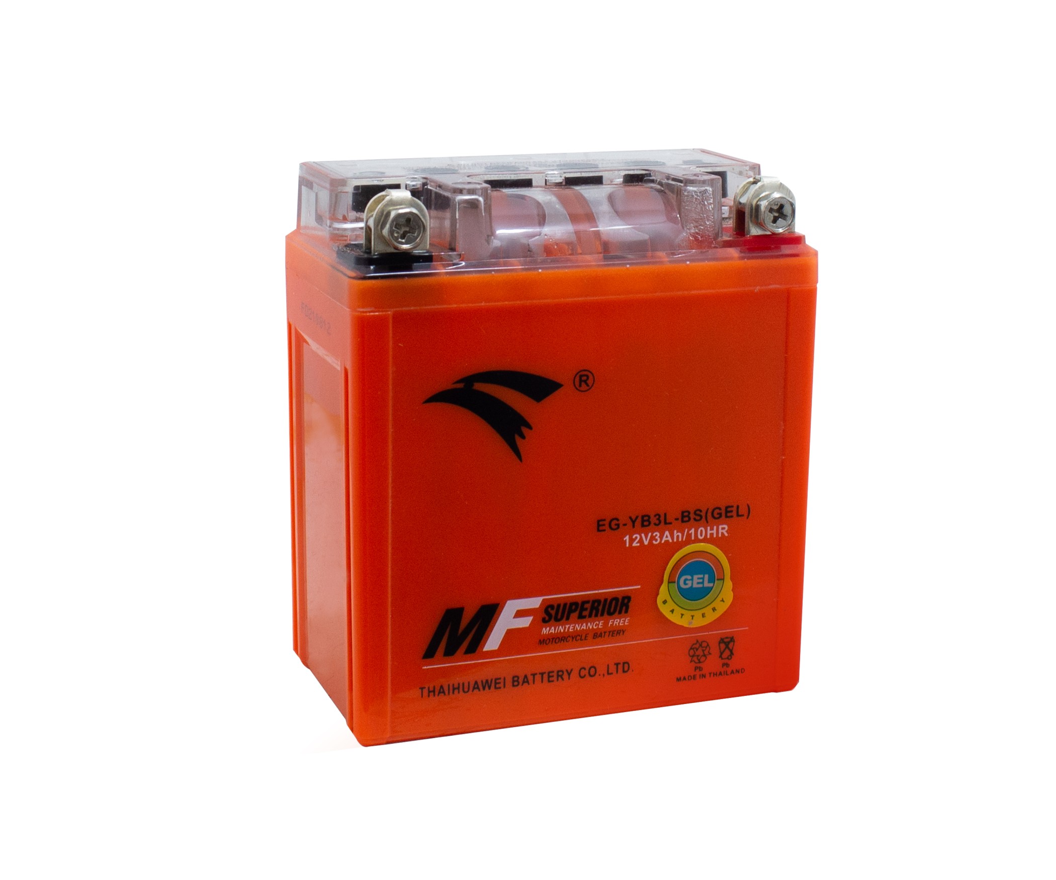 [HCM]Bình ắc quy xe máy Eagle EG-YB3L-BS (Gel) (12V-3Ah)