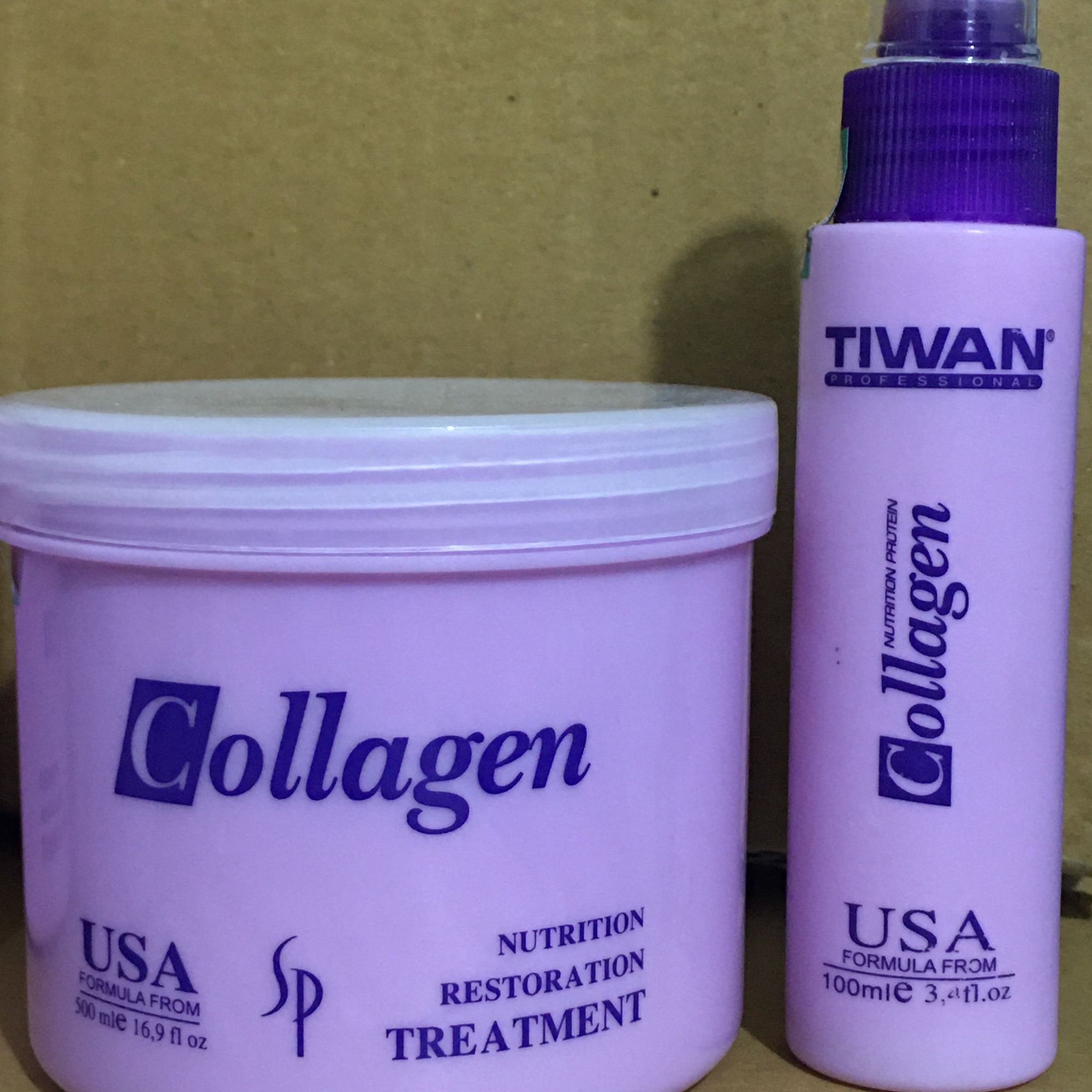 [HCM]Kem hấp ủ tóc collagen ( tặng kèm sữa dưỡng tóc )