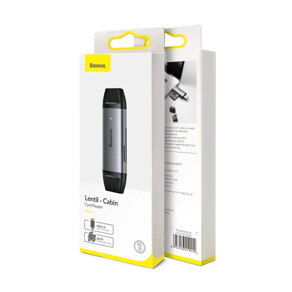 Đầu Đọc Thẻ Đa Năng Tốc Độ Cao Type C Usb Baseus Lentil Cabin Card Reader