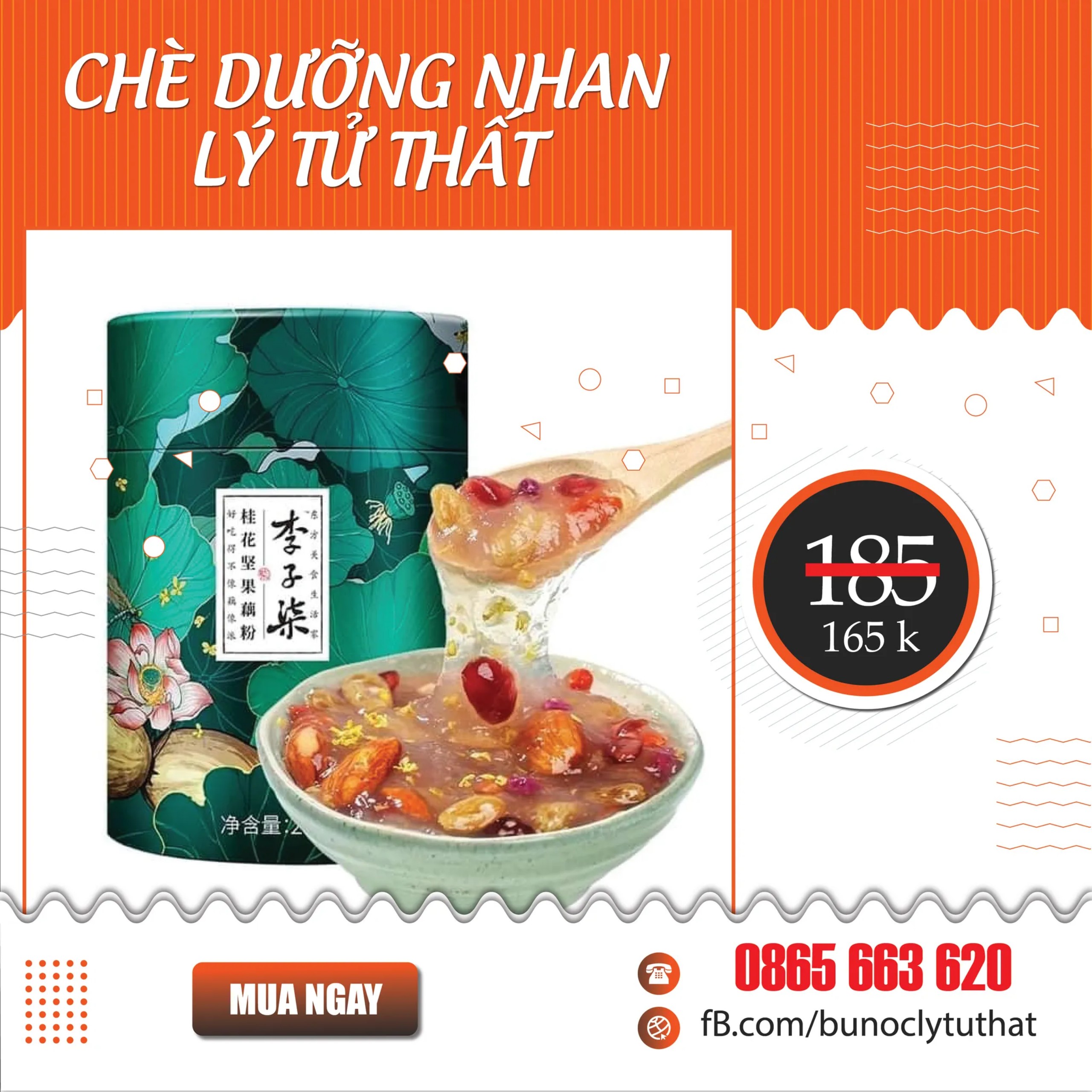 [CHÍNH HÃNG] Bột Củ Sen - Chè dưỡng nhan Lý Tử Thất
