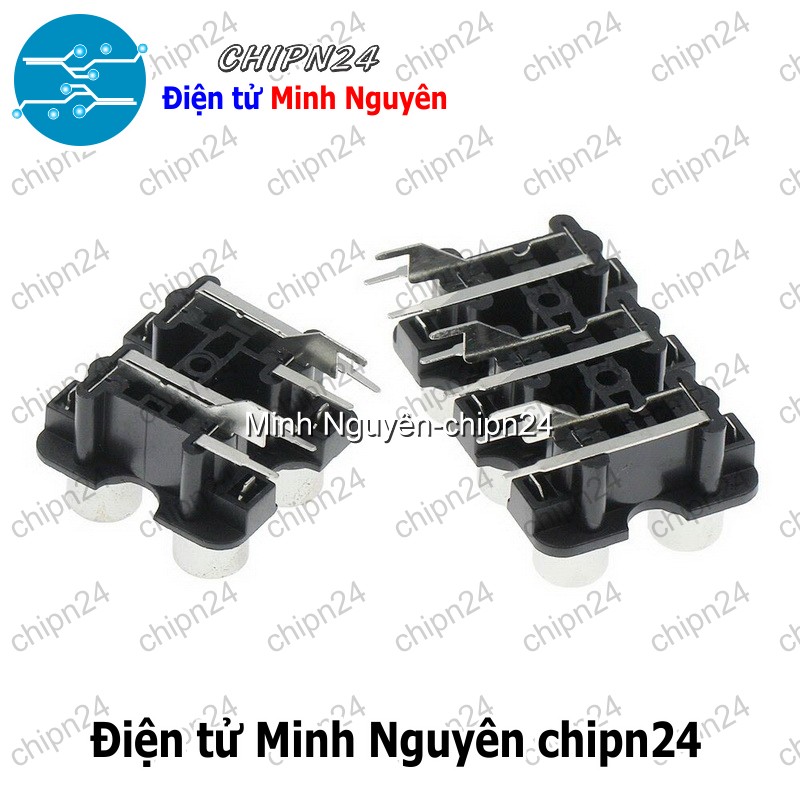 (F116) Jack cắm Audio RCA AV Âm thanh Bông sen (2 4 6 8 Chấu) - [Chọn Loại] - HHH.00171