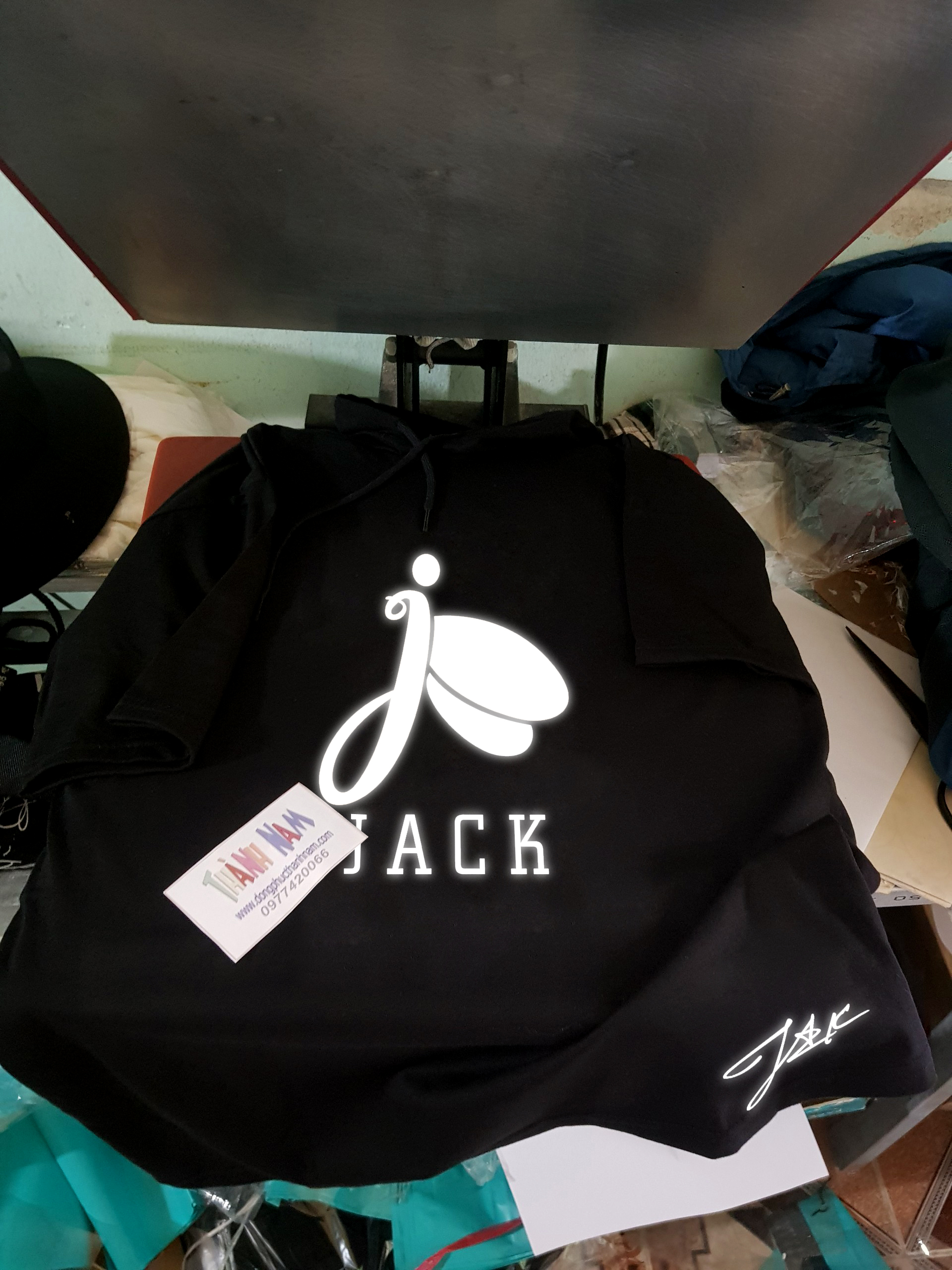 áo jack hoodie hè phản quang, áo thun jack phản quang hoodie hè