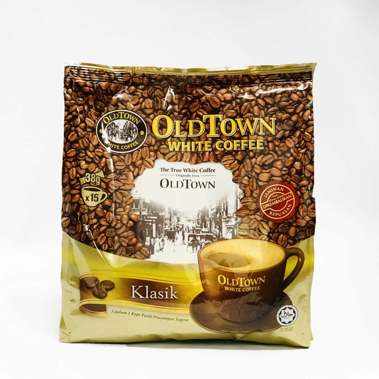 Date 2024 Combo 3 bịch Cà phê trắng OldTown Classic Malaysia