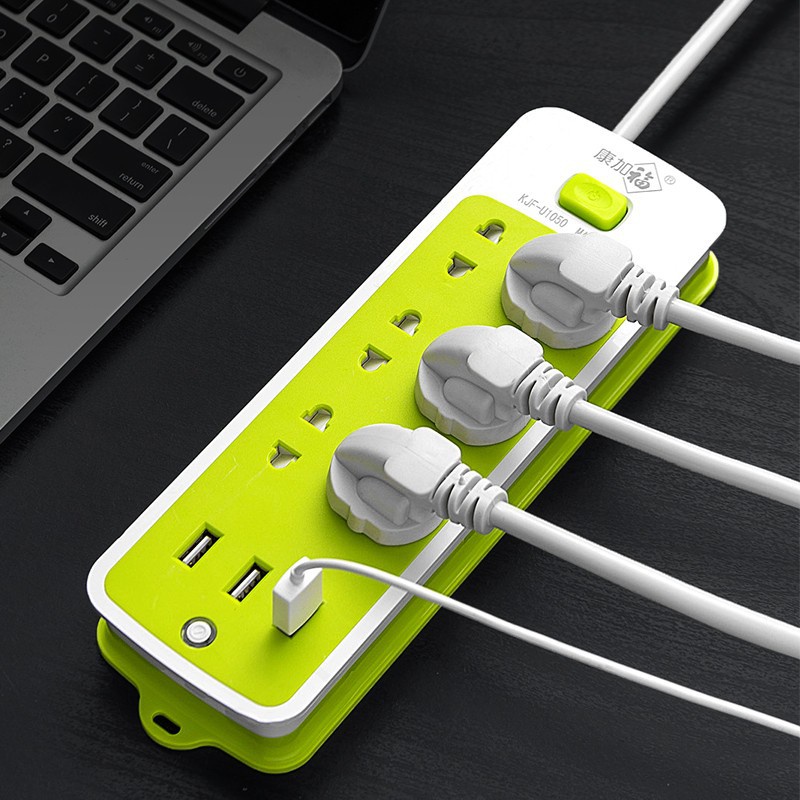 Ổ Điện Đa Năng 6 Ổ Cắm 3 Cổng Sạc USB