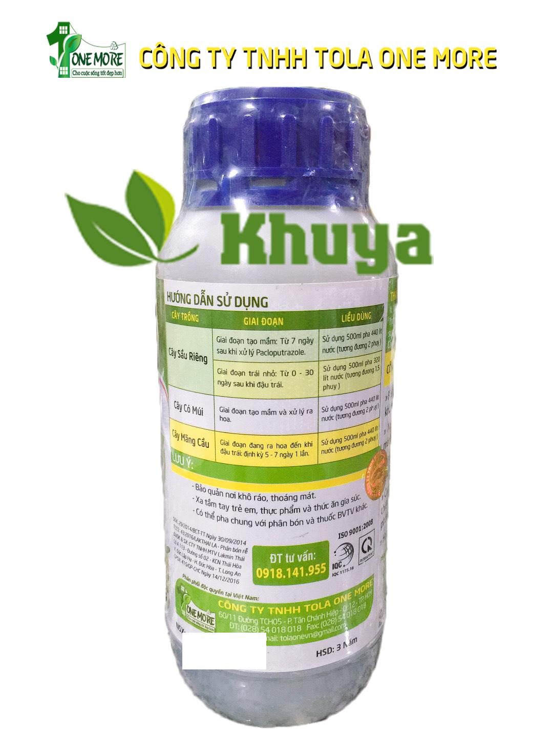 Siêu chặn đọt 500ml Ức chế đọt non Đứng lá Giúp lá mau già