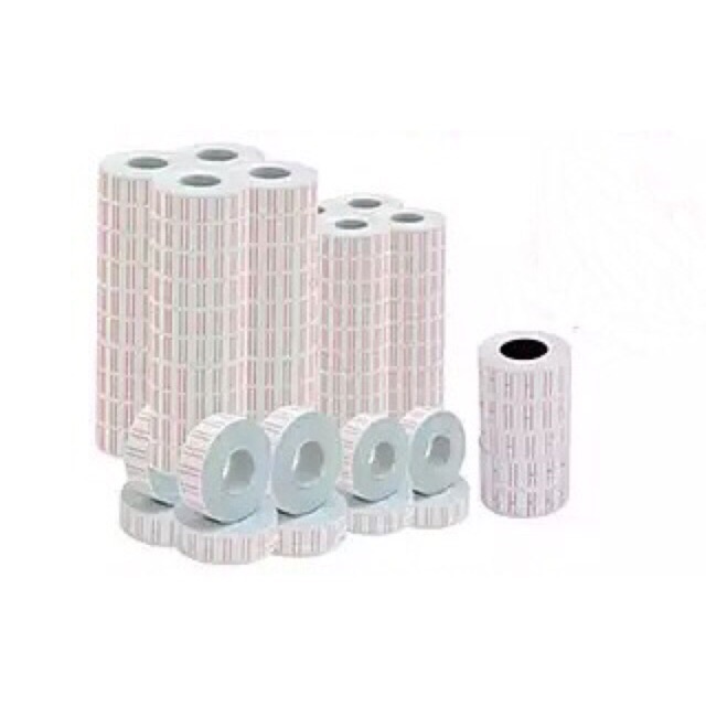 Combo 10 cuộn giấy bắn giá tiền loại xịn tặng giá đỡ điện thoại mini.
