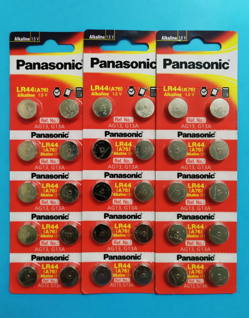 PANASONIC pin Alkaline LR44