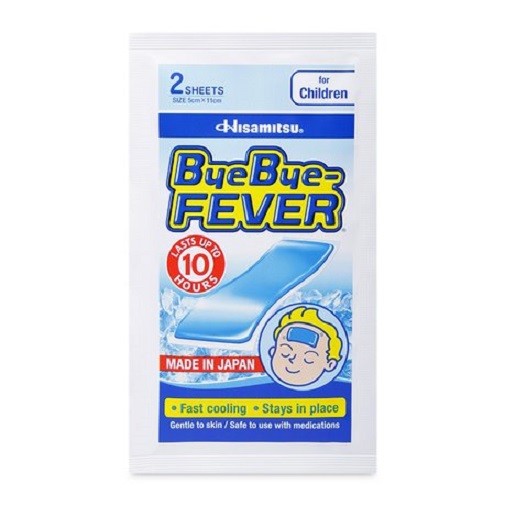 Miếng dán hạ sốt trẻ em Hisamitsu Bye Bye-Fever (6 miếng/hộp)