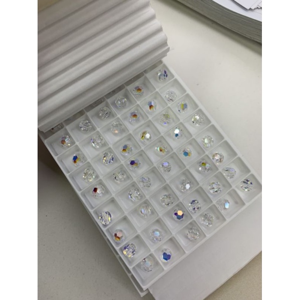 SWAROVSKI Pha lê Áo hạt tròn giác lớn 6, 8,10ly - MS 5000