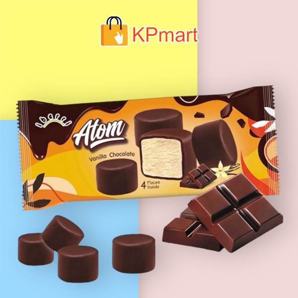Kem viên socola Thái Lan iberri Atom Vanilla Chocolate 48ML (4 viên)