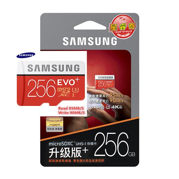 Thẻ nhớ micro SD samsung Evo plus 256GB video 4k 100Mb/s