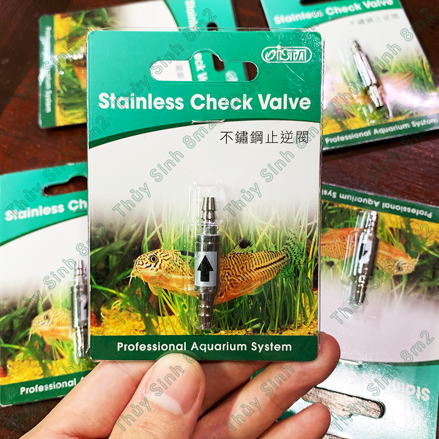 Van 1 chiều co2 inox ista stainless check valve - 8m2