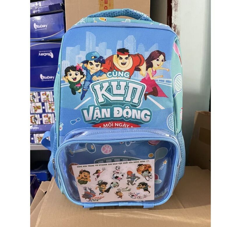 Balo Chống Gù 2in1 quà KUN mẫu mới 2023