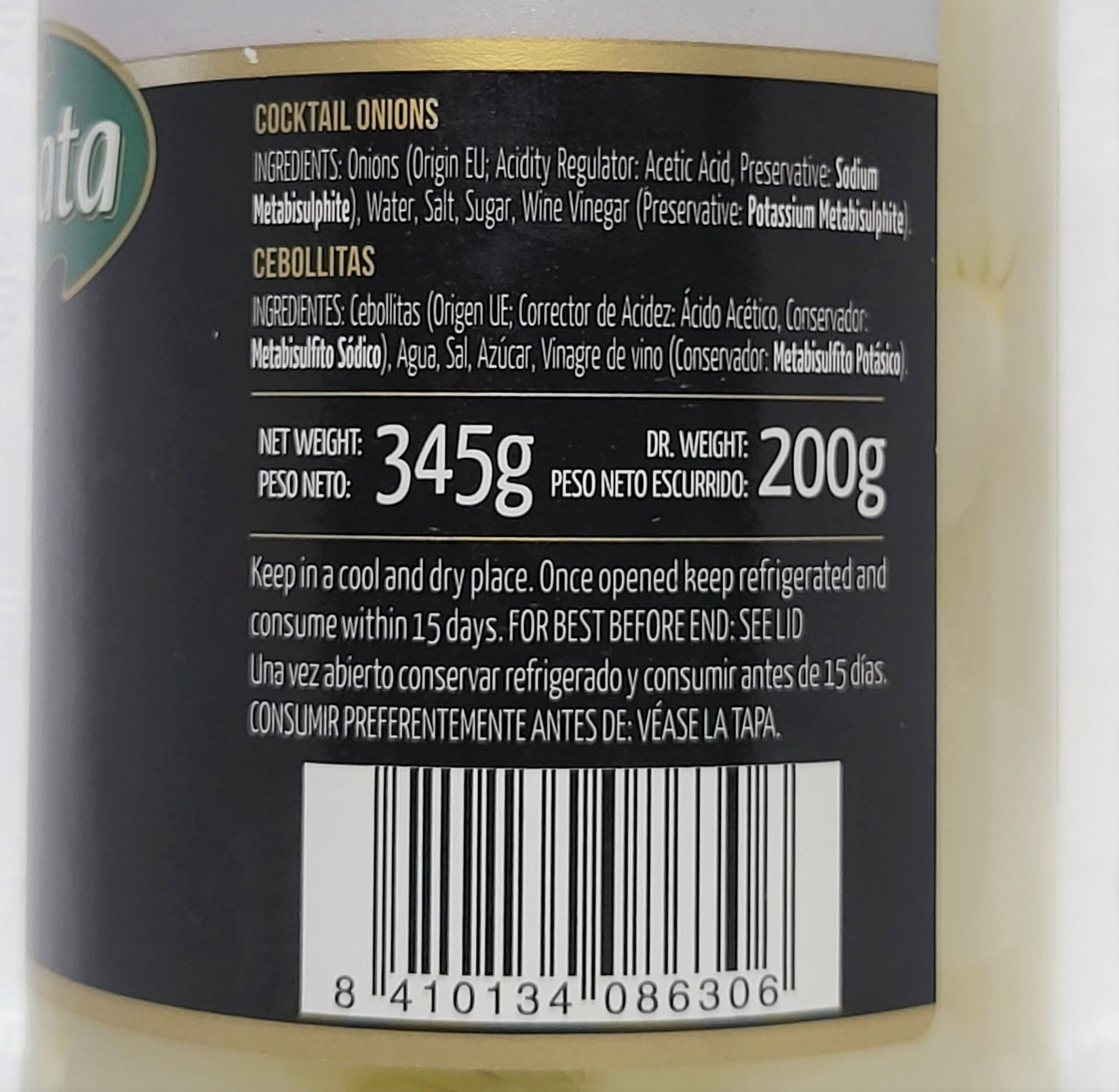 [Lọ 345g] CỦ HÀNH TÂY NGÂM [Spain] FRAGATA Cocktail Onions (tgc)