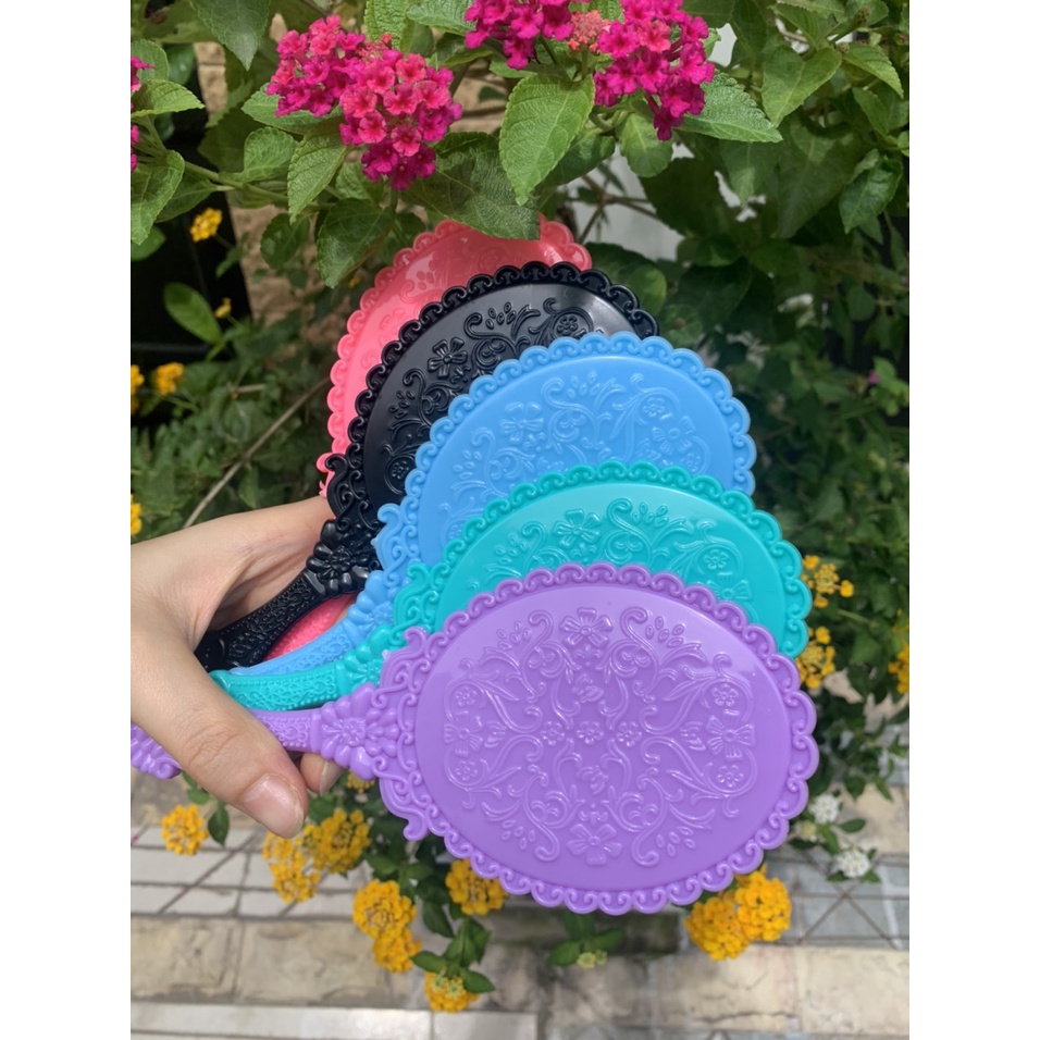 Gương hoàng cung ( MINI )  soi mi cầm tay(giao màu ngẫu nhiên)
