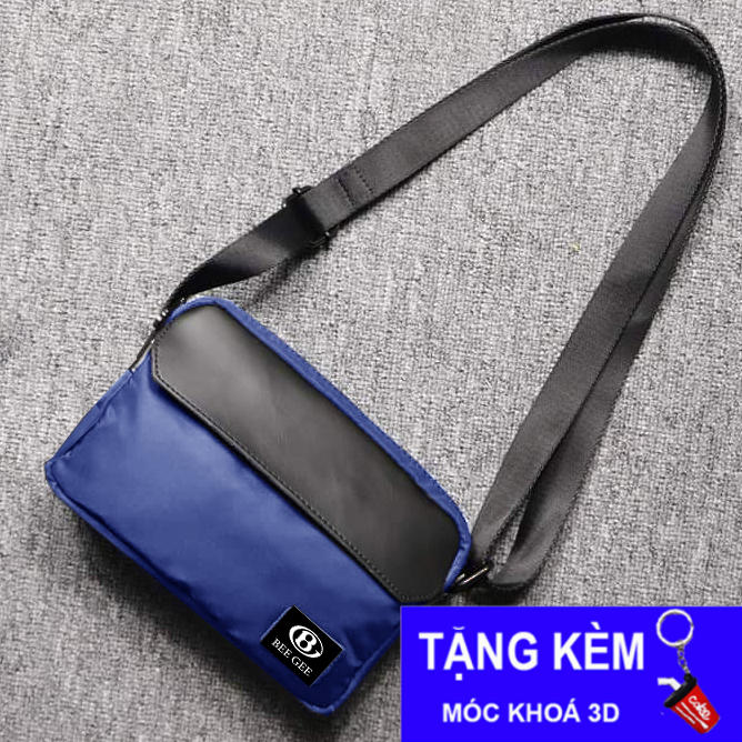 Túi đeo chéo nam nữ unisex thời trang Hàn quốc BEE GEE 077 - tui cheo nam chong tham nuoc BGS
