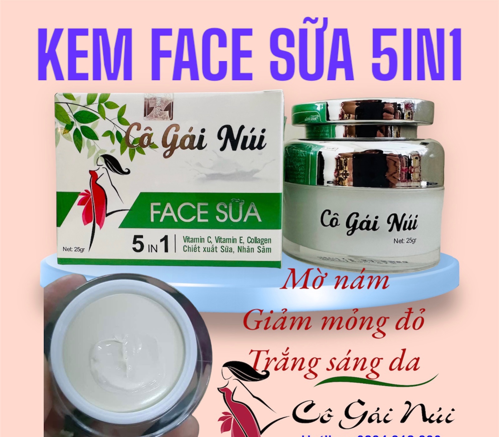 Kem FACE SỮA Cô gái núi