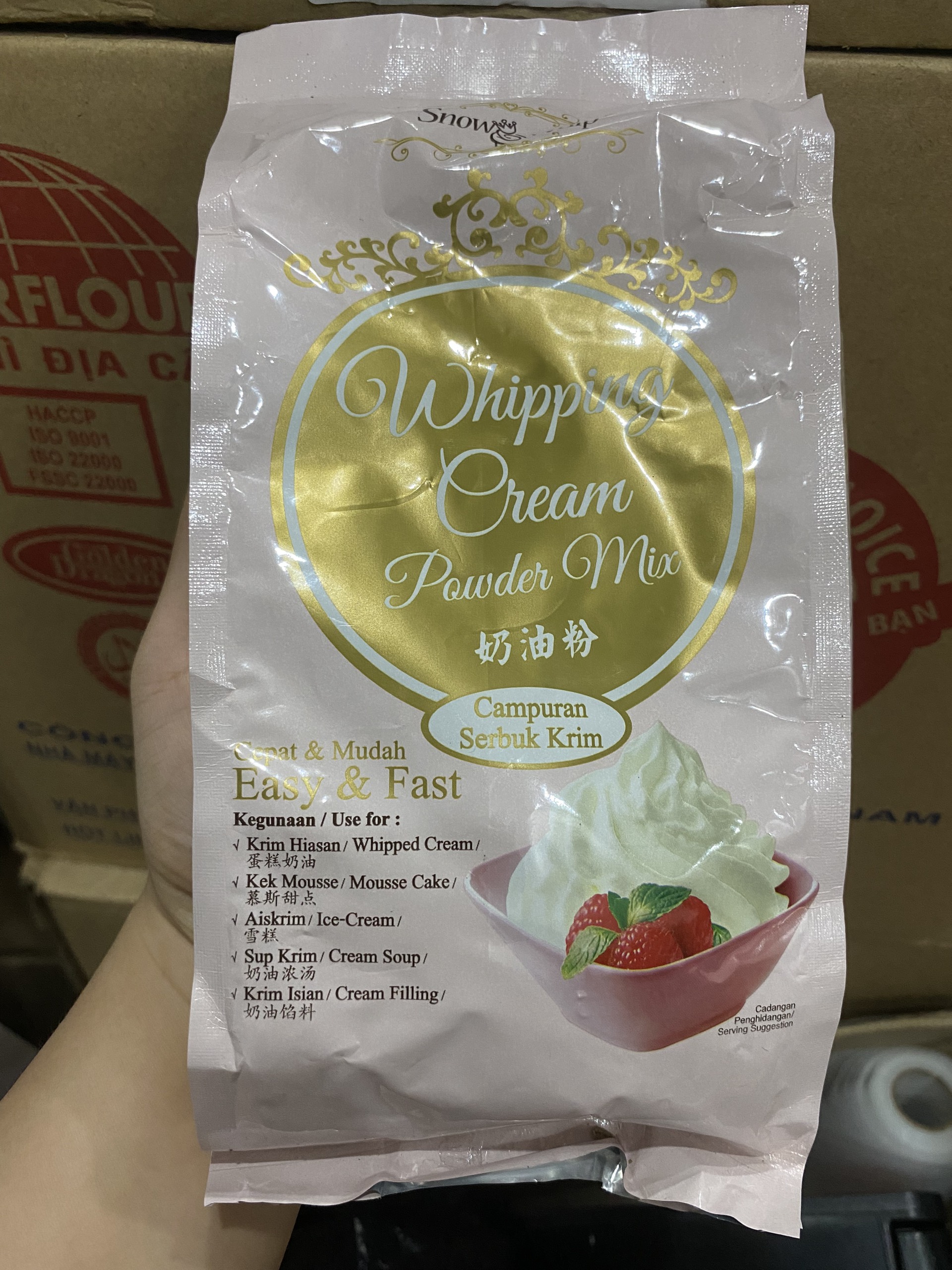 Bột Whipping Cream Snow Whip 500gr