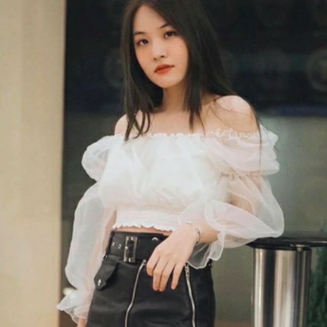 STYTE HOT GIRL ÁO CROPTOP TAY TƠ KIẾNG FORM 50KG