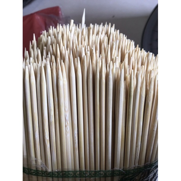 Bịch 600 que tăm xiên dài 15cm - que xiên thịt
