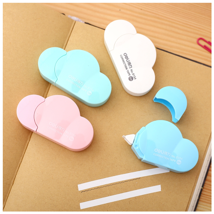 Bút Xóa Kéo Mini Hình Đám Mây Dễ Thương