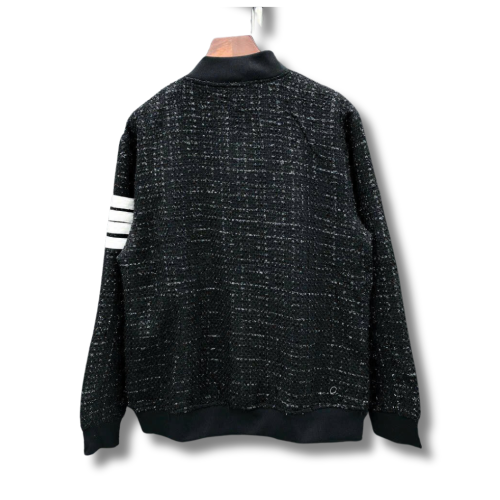Áo khoác bomber nam Thom chất dạ siêu đẹp dày dặn Arushop