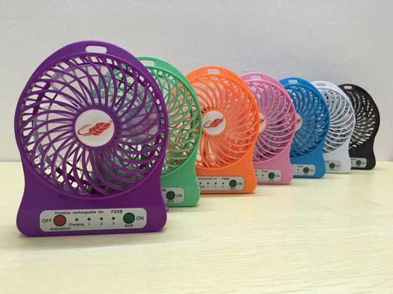 QUẠT SẠC PIN CẦM TAY 3 TỐC ĐỘ