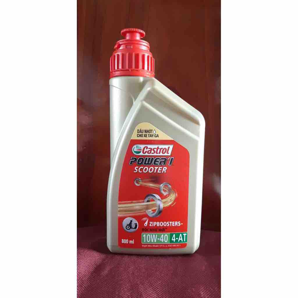 Nhớt tay ga CASTROL SCOOTER 10W40 800ml