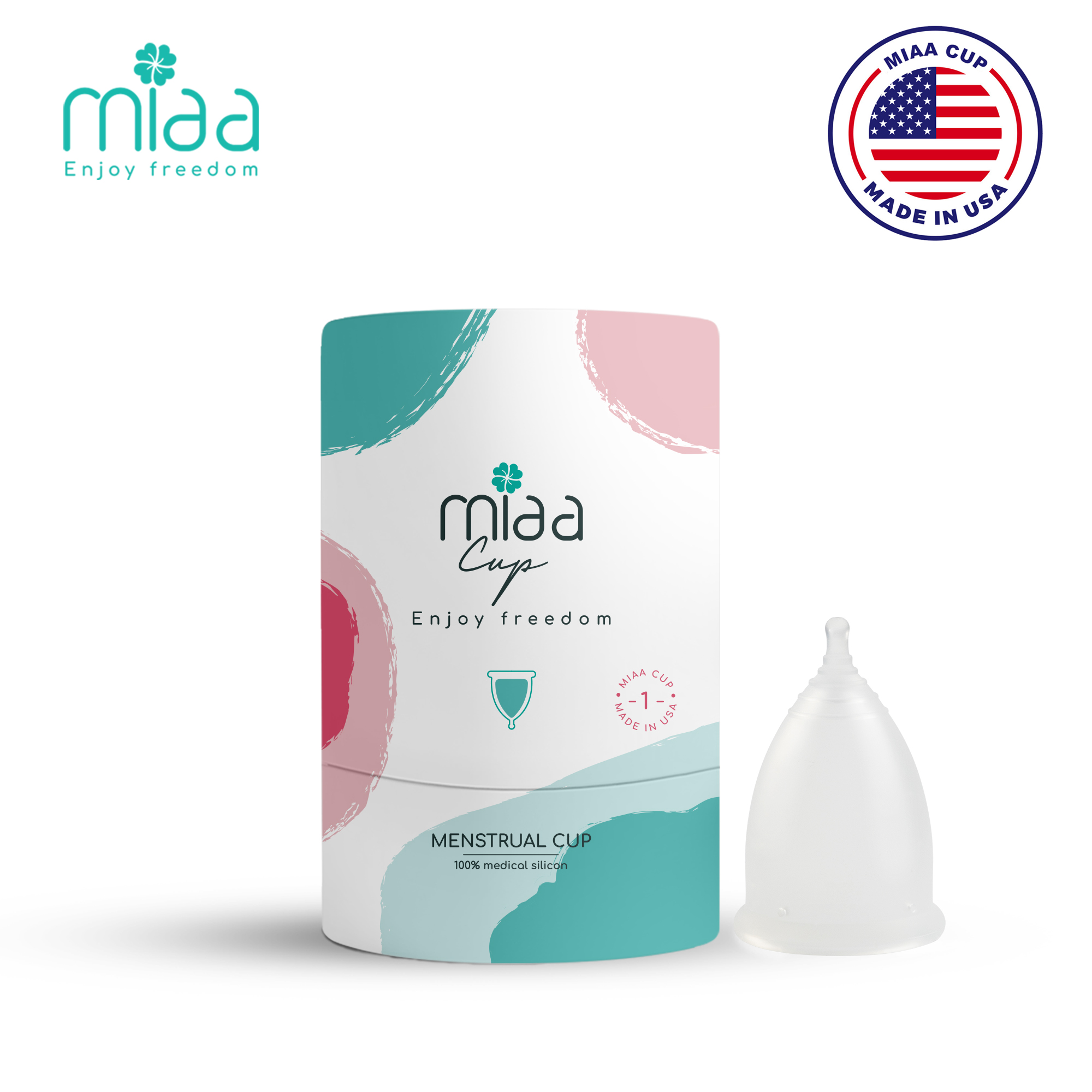 Cốc Nguyệt San Miaa Cup - Size 1, 2