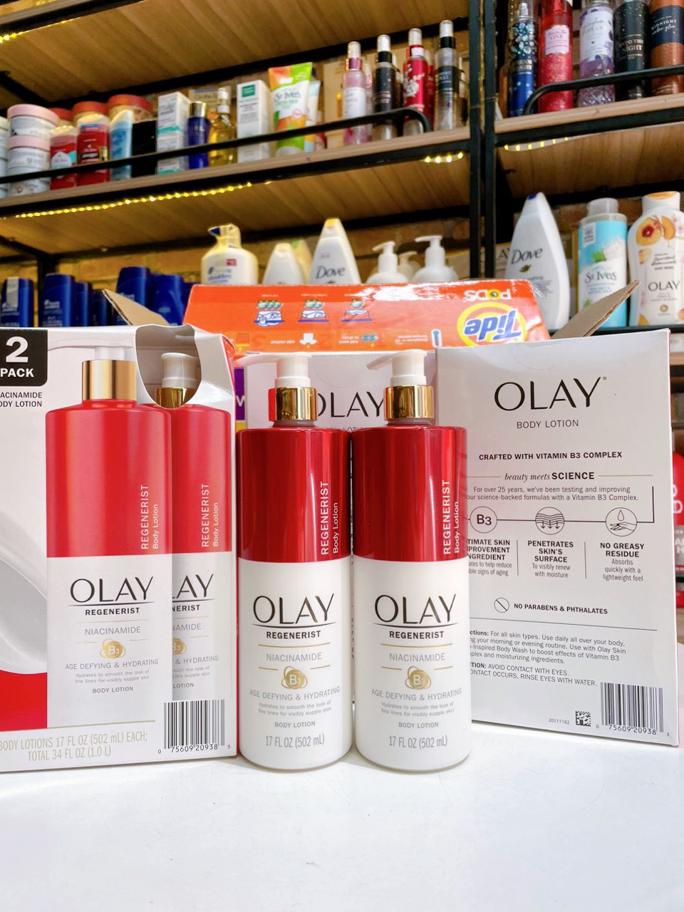 Dưỡng thể olay olay regenerist niacinamide b3 lotion 502ml