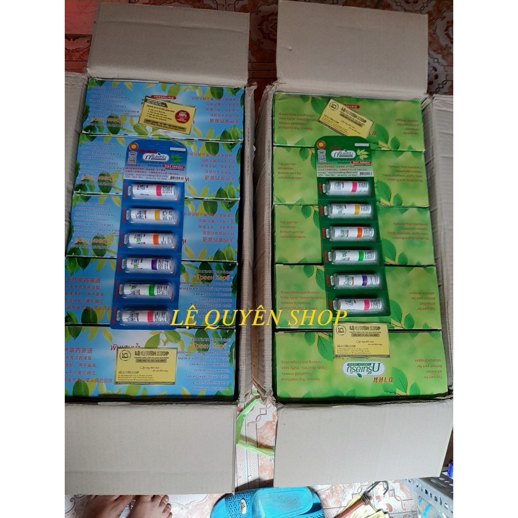 [hàng xịn]Ống hít mũi Green Her thái lan