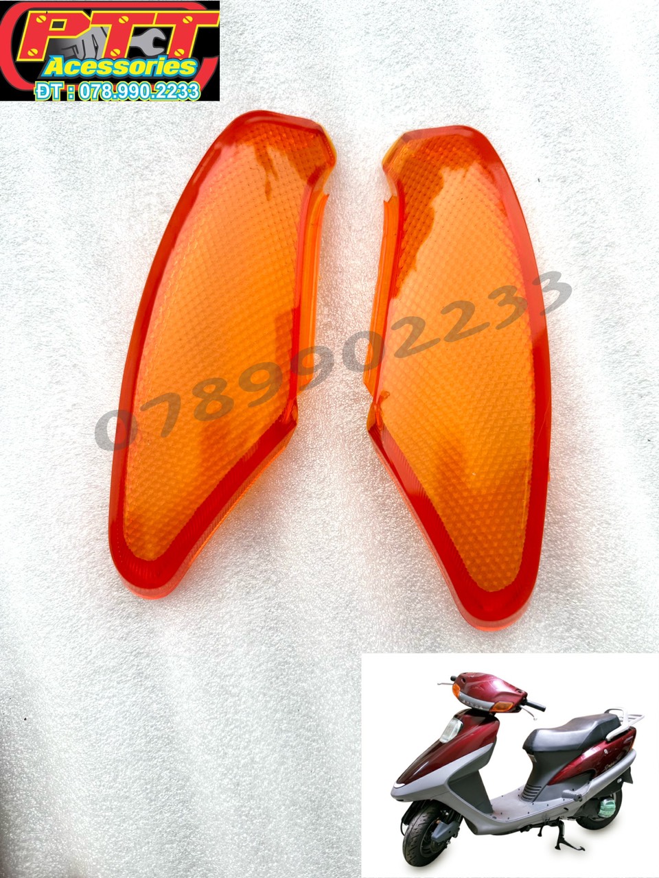 CHỤP XI NHAN SAU XE SPACY 125 ( 1 CẶP )