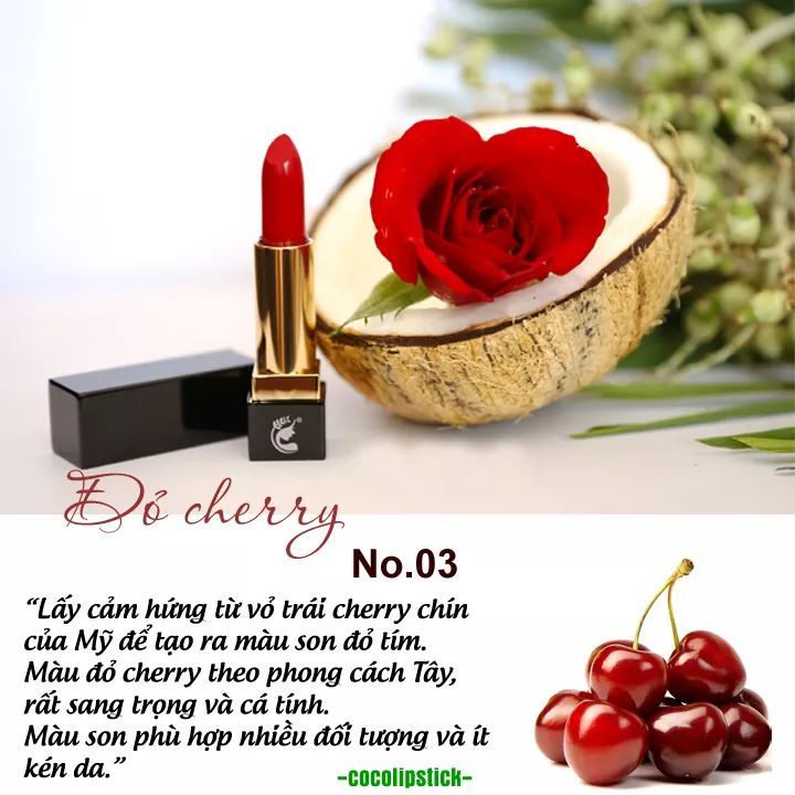 son môi dầu dừa Bến Tre