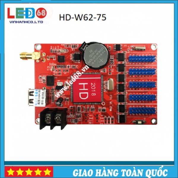 Card HD W62-75 Dùng Điều Khiển Cho Module Matrix Full color Tiện Lợi