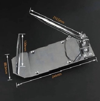 Cữ lộn cổ áo sơ mi, túi quần bằng thép