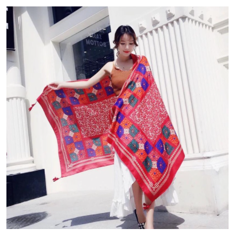 Khăn thổ cẩm phong cách boho ấn tượng