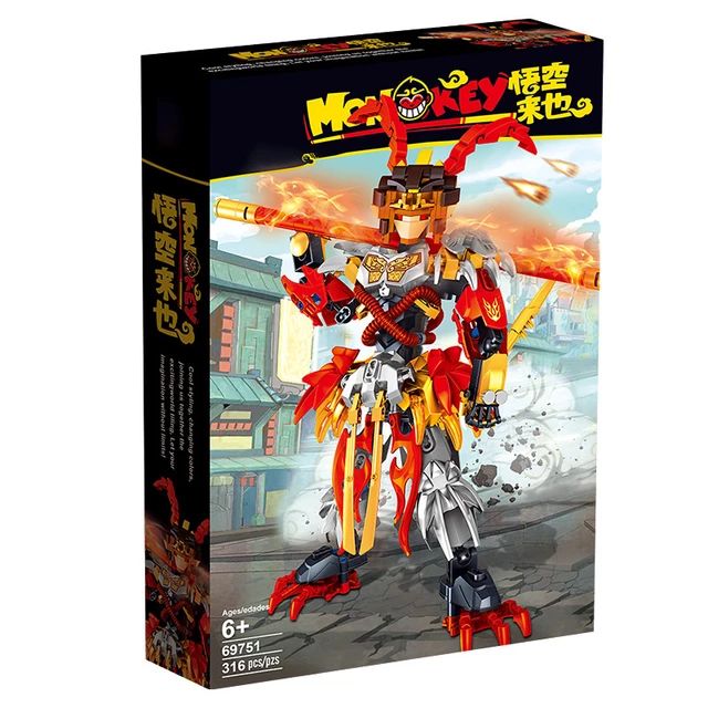 [HCM]Đồ chơi Lego Robot Ngộ Không PRCK 69751 Monkey King Mech